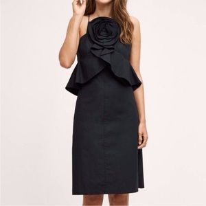 Flower black dress